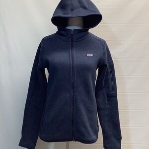 Patagonia better sweater fleece hoodie – women’s small, navy blue